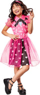 Rubies - Dracula-Kleid rosa - Mädchen (Größe S)