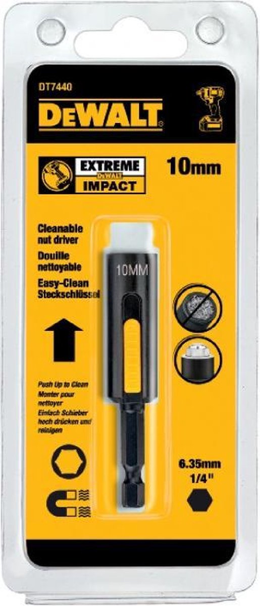 Dewalt dt7440 extrem schlagfester magnetischer Bit-Steckschlüssel – 10 mm