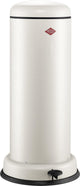 Wesco großer Baseboy-Abfallbehälter mit Soft-Close | 30 Liter | Metall - Mattsand | Treteimer