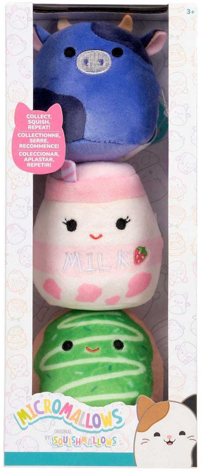 Micromallows Plüsch, 6,5 cm, 3er-Pack, Zutaten: Amelie Daisuke