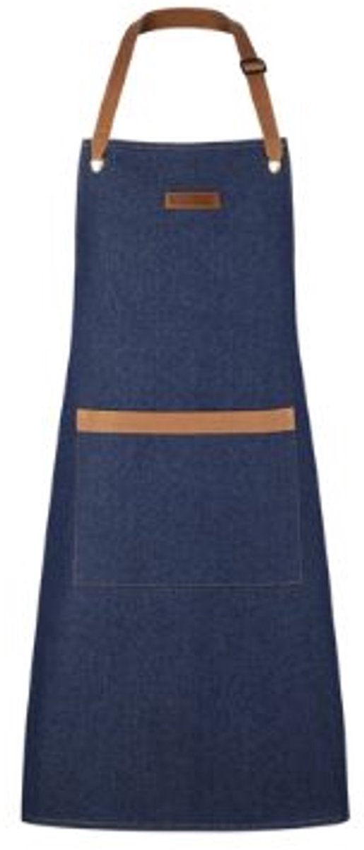 Le Creuset Schürze 80 x 70 cm Textildenim