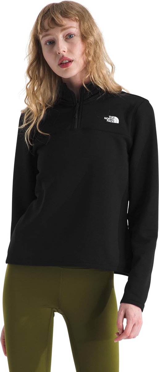 The North Face W Cedar Trail Grid Fleece 1–4 Zip Jacke Damen Outdoor-Pullover – TNF Black