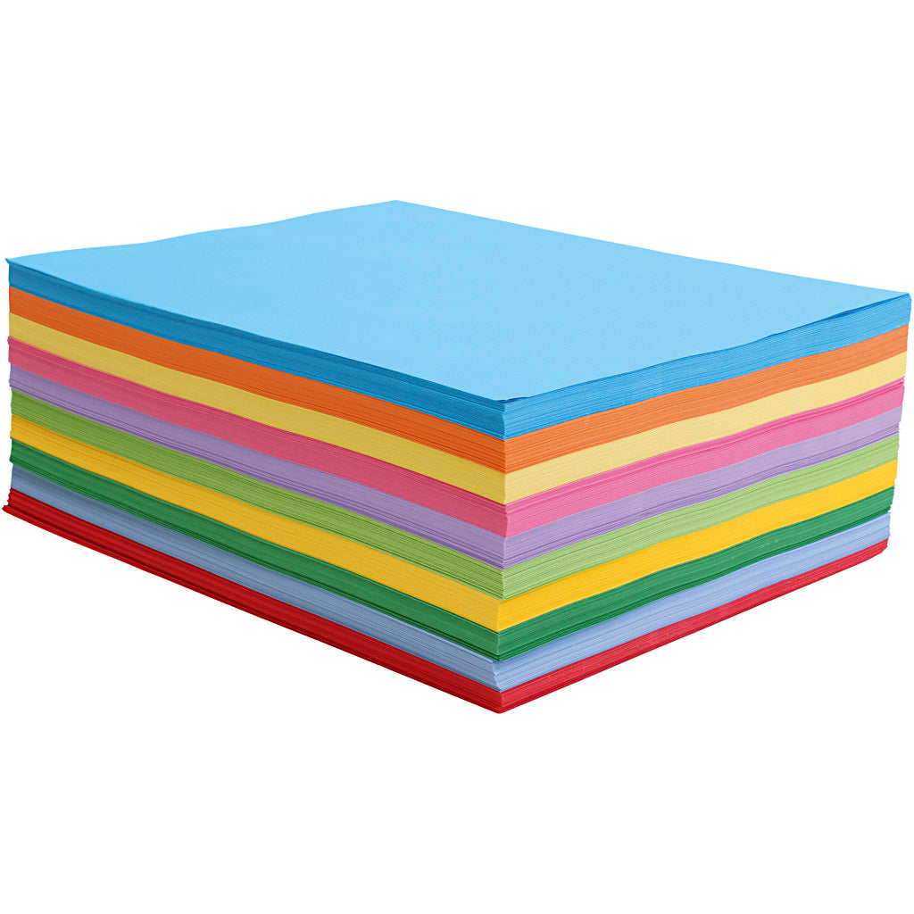 Creativ Company Creative Paper, A4, 80 g, verschiedene Farben, 1000 Blatt 1 Box