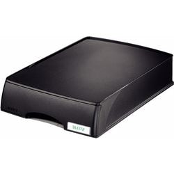 Briefablage mit Schublade Leitz Plus Gummi-Anti-Rutsch-Füße A4 234x325x53mm schwarz
