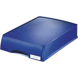 Briefablage mit Schublade Leitz Plus Gummi-Anti-Rutsch-Füße A4 234x325x53mm blau