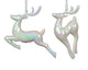 Decoris Weihnachtsanhänger Hirsch irisierend 16cm