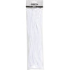Creativ Company Chenille, L: 30 cm, Stärke 15 mm, weiß, 15 Stück 1 Box