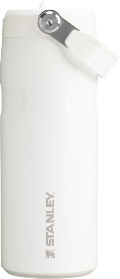 Stanley Flip Straw 2.0 Wasserflasche mit Strohhalm 0,47 l – 10 Stunden kalt – 2 Tage kalt mit Eis – Trinkflasche aus Edelstahl – BPA-frei – auslaufsicher – spülmaschinenfest – frostsicher