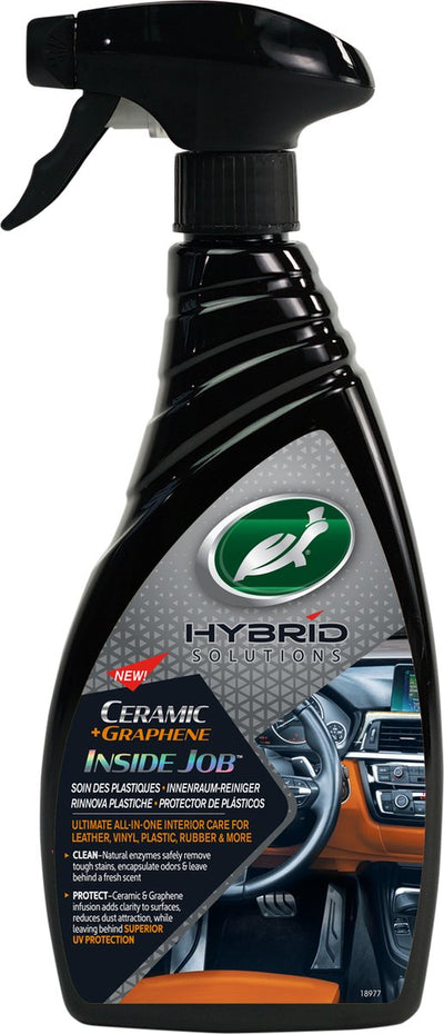 Turtle Wax HS Inside Job – All-in-1-Reiniger und Conditioner – Reinigung durch natürliche Enzyme – nachhaltiger Schutz – pH-neutral – Duft nach Aloe Vera – 500 ml