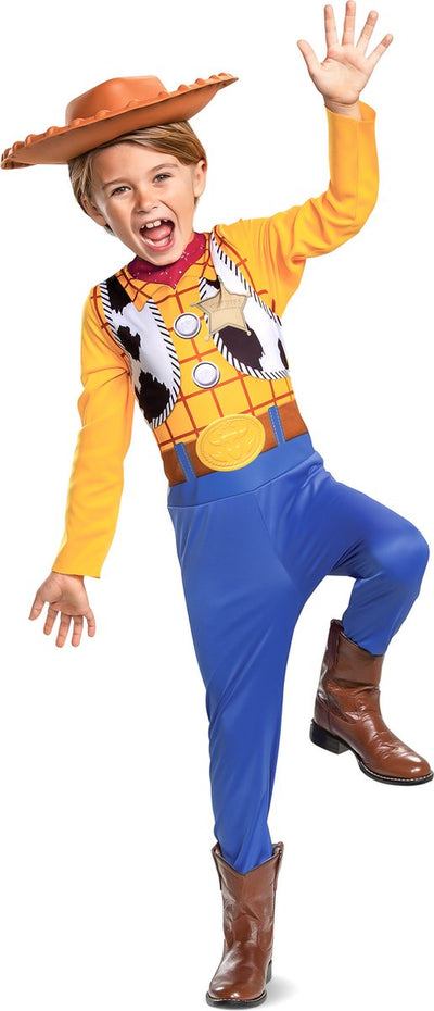 Verkleidung Disney – Toy Story 4, Woody Classic, Größe M (7–8 Jahre), Jungen