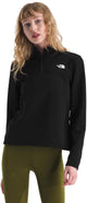 The North Face W Cedar Trail Grid Fleece 1–4 Zip Jacke Damen Outdoor-Pullover – TNF Black