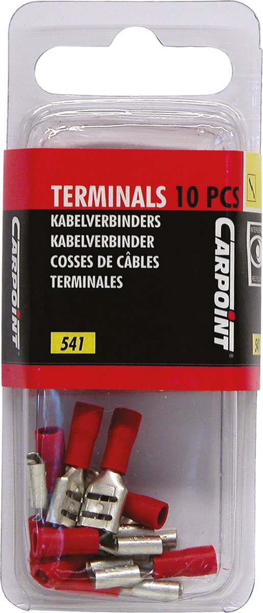 Carpoint Kabelverbinder 541 rot 10 Stück