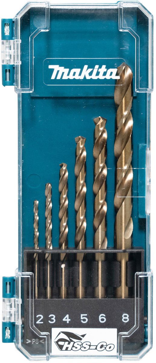 Makita Bohrer-Set HSS-CO 6-teilig – D-75758