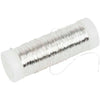 Creativ Company versilberter Draht, Stärke 0,2 mm, versilbert, 50 gr, 110 m 1 Rolle