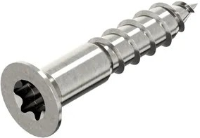 Spanplattenschraube 5x50 T25 Edelstahl A2 | 200 Stk