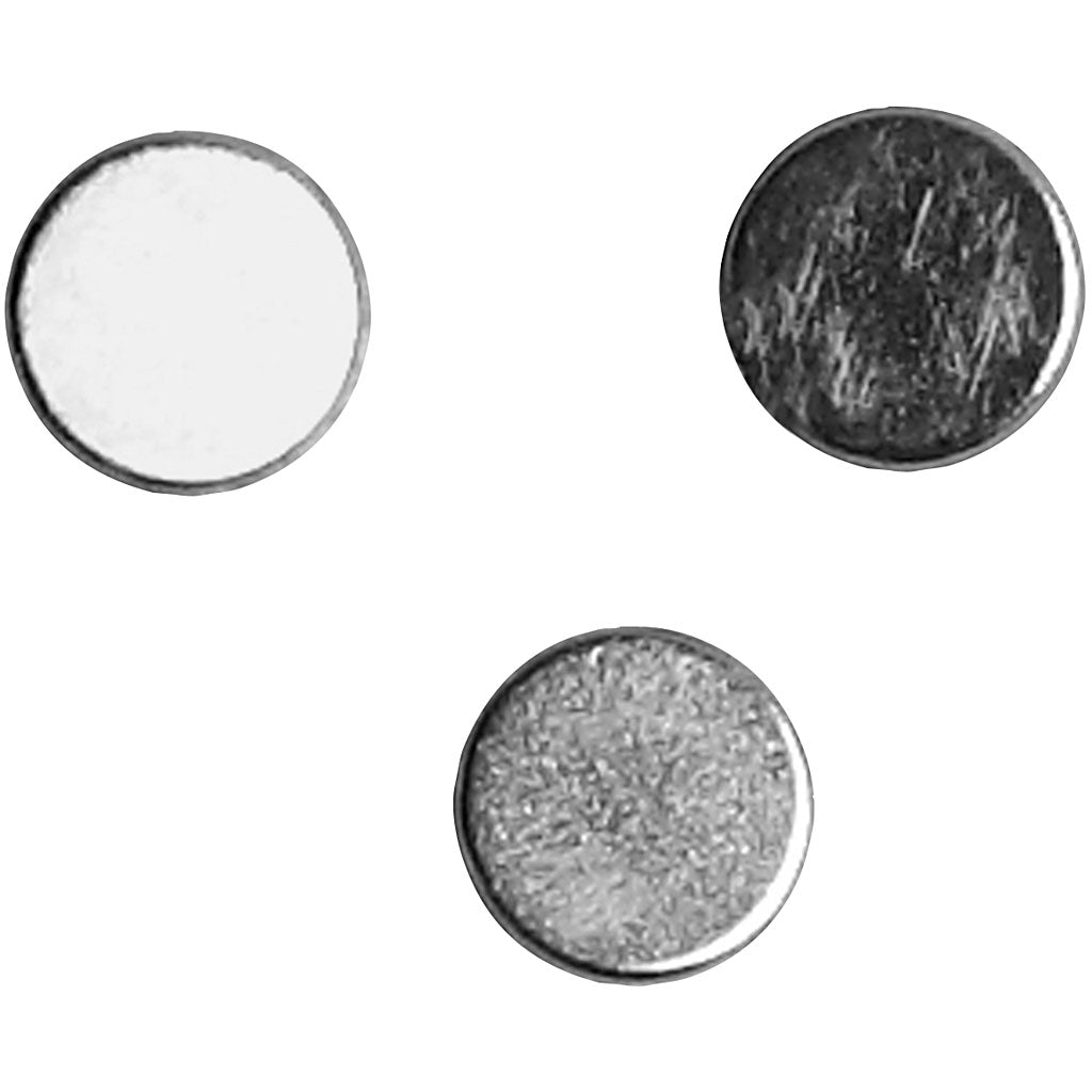 Creativ Company Kraftmagnete „NDFEB“, D 5 mm, Stärke 2 mm, 10 Stück 1 Karton