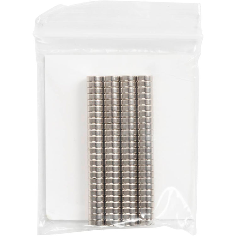 Creativ Company Kraftmagnete „NDFEB“, D 5 mm, Stärke 2 mm, 100 Stück 1 Karton