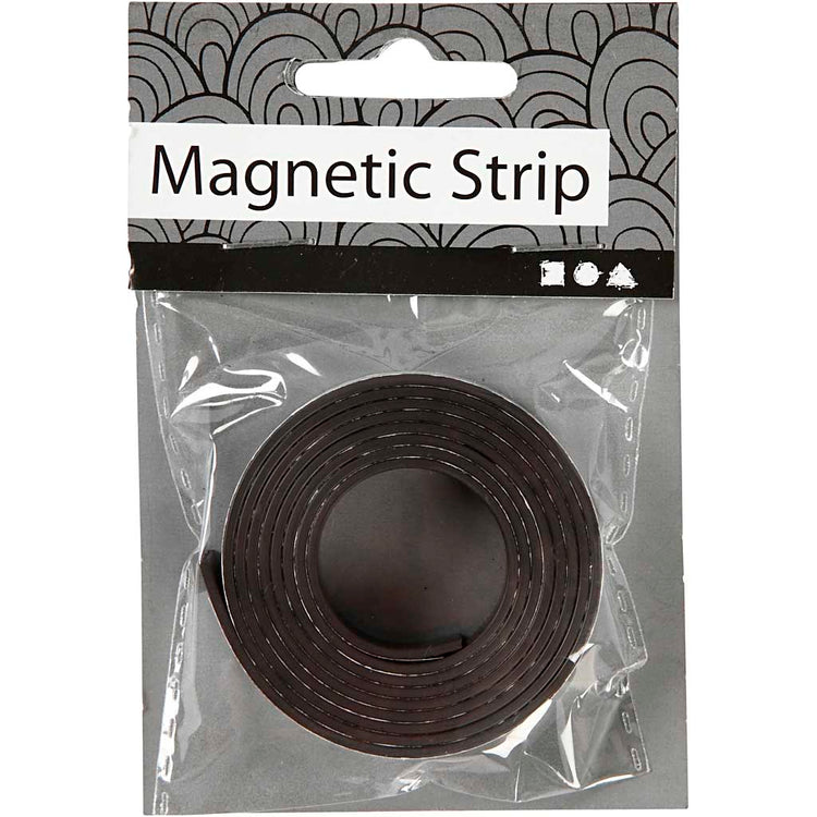 Creativ Company Magnetstreifen, B: 12,5 mm, Stärke 1,5 mm, 1 m 1 Karton