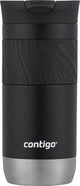 Contigo Byron Snapseal Thermobecher – Lakritze – 16oz – Edelstahl-Isolierbecher, Kaffeebecher zum Mitnehmen, auslaufsicher, hält bis zu 7 Stunden warm, spülmaschinenfest, BPA-freier Deckel, 470 ml
