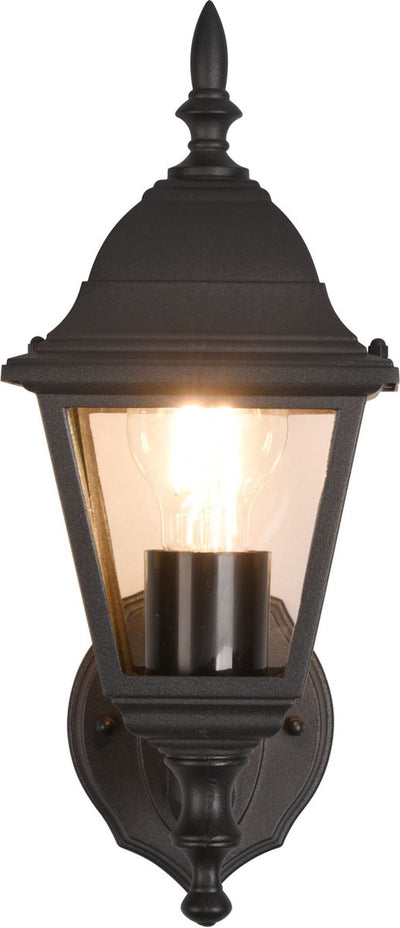 Trio Livenza - Wandleuchte - Schwarz matt - exkl. 1x e27 4w - Außenbeleuchtung - IP44