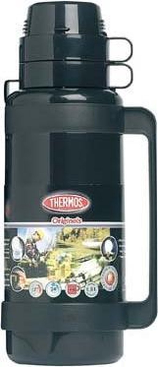 Thermos Mondial Isolierflasche - 1l - Schwarz