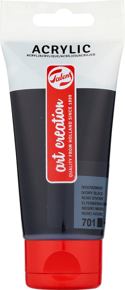 TALENS Art Creation Acrylfarbenrohr 75ml Elfenbein schwarz 701