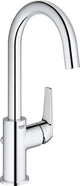 Grohe Start Flow Waschtischarmatur – wassersparend – schwenkbarer Auslauf – mit Ablaufgarnitur – Chrom
