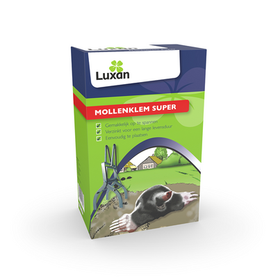 Luxan 1075204 - Maulwurfsklemme Super 1 Stk | 1 Stk
