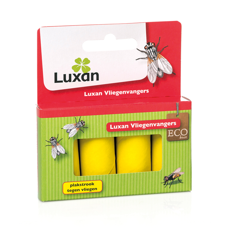 Luxan 1075153 - Fliegenfänger 4 Stück | 1 Stk