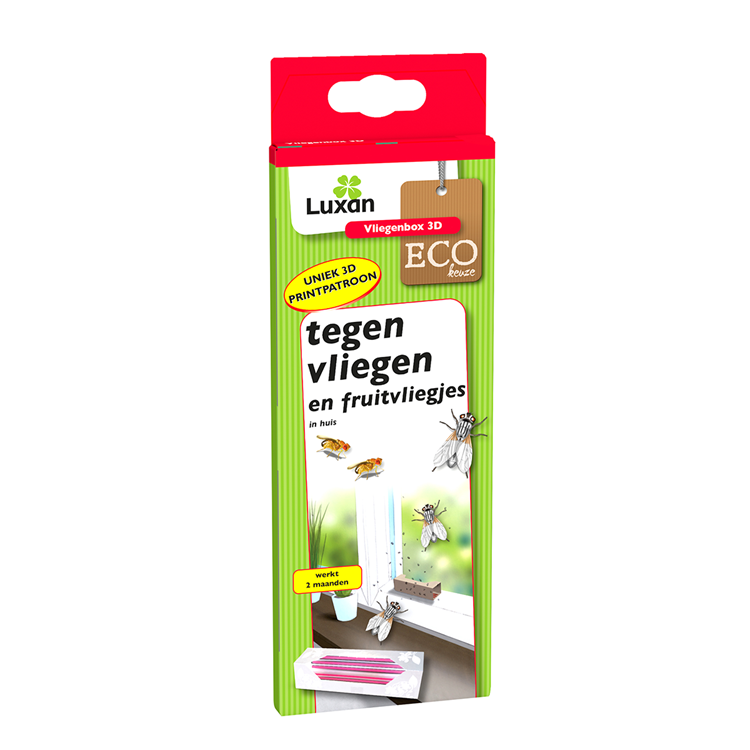 Luxan 1075219 - Fliegenbox 3D 3 Stück | 1 Stk