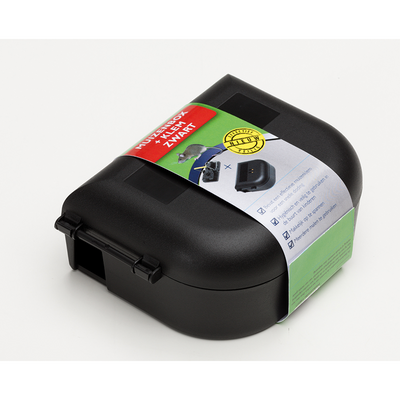 Luxan 1075208 - Mausbox + Klemme schwarz 1s | 1 Stk
