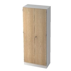 Bach Schrank Hammerer SG 6100 Melamin 800x420x2004mm weiße Eiche