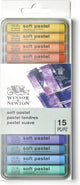 Winsor Newton 1790001 Soft Pastel Box – 15 Stück, Pastellkreide zum Zeichnen und Malen, hochpigmentiert, lichtecht