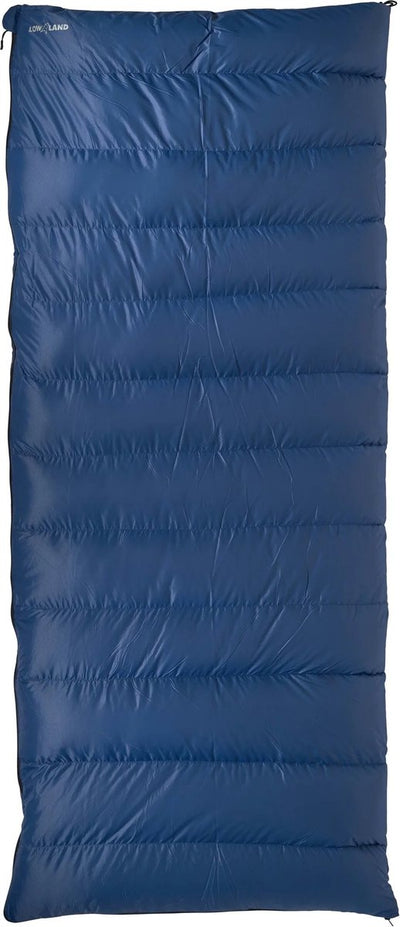 Lowland Outdoor-Daunenschlafsack – NC 2 – 220 x 80 cm – 1730 g – 0 °C – Nylon-Baumwolle