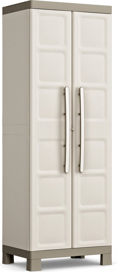 Keter Excellence Aufbewahrungsschrank hoch – 4 Regale – 45 x 65 x 182 cm – Beige Taupe