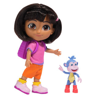 Dora Pop 15 cm mit Rucksack und Stiefeln
