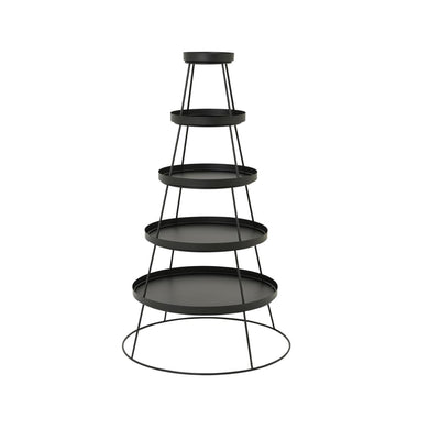 Decoris Etagere Baumform ã˜70xh124cm Eisen schwarz
