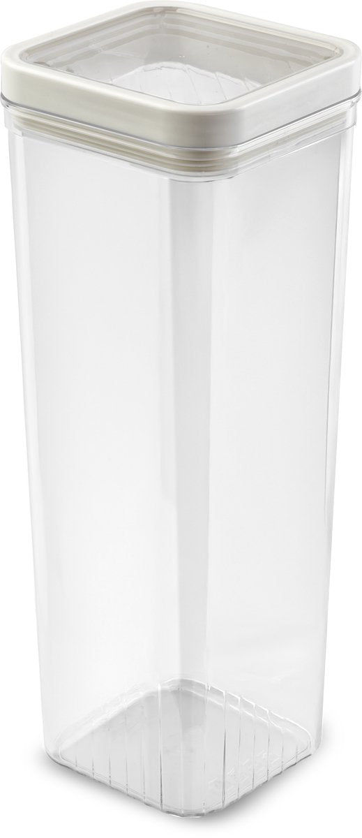 Curver Kara Vorratskanister – 2,4 l – 10,7 x 10,7 x 29,9 cm – weiß