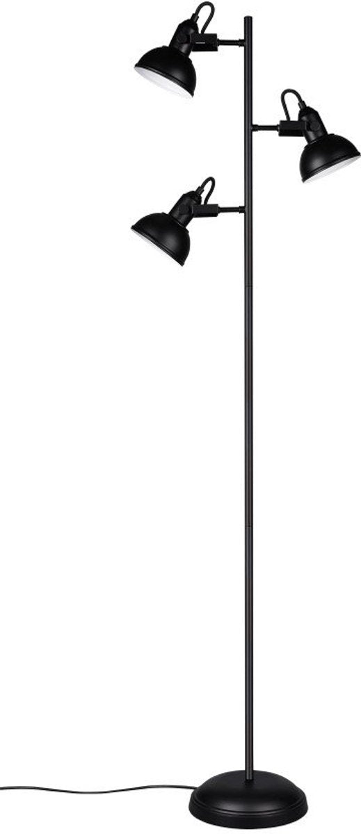 Rl lebe dein Licht Reality Gina - Stehleuchte - Schwarz matt - exkl. 3x e14 28w