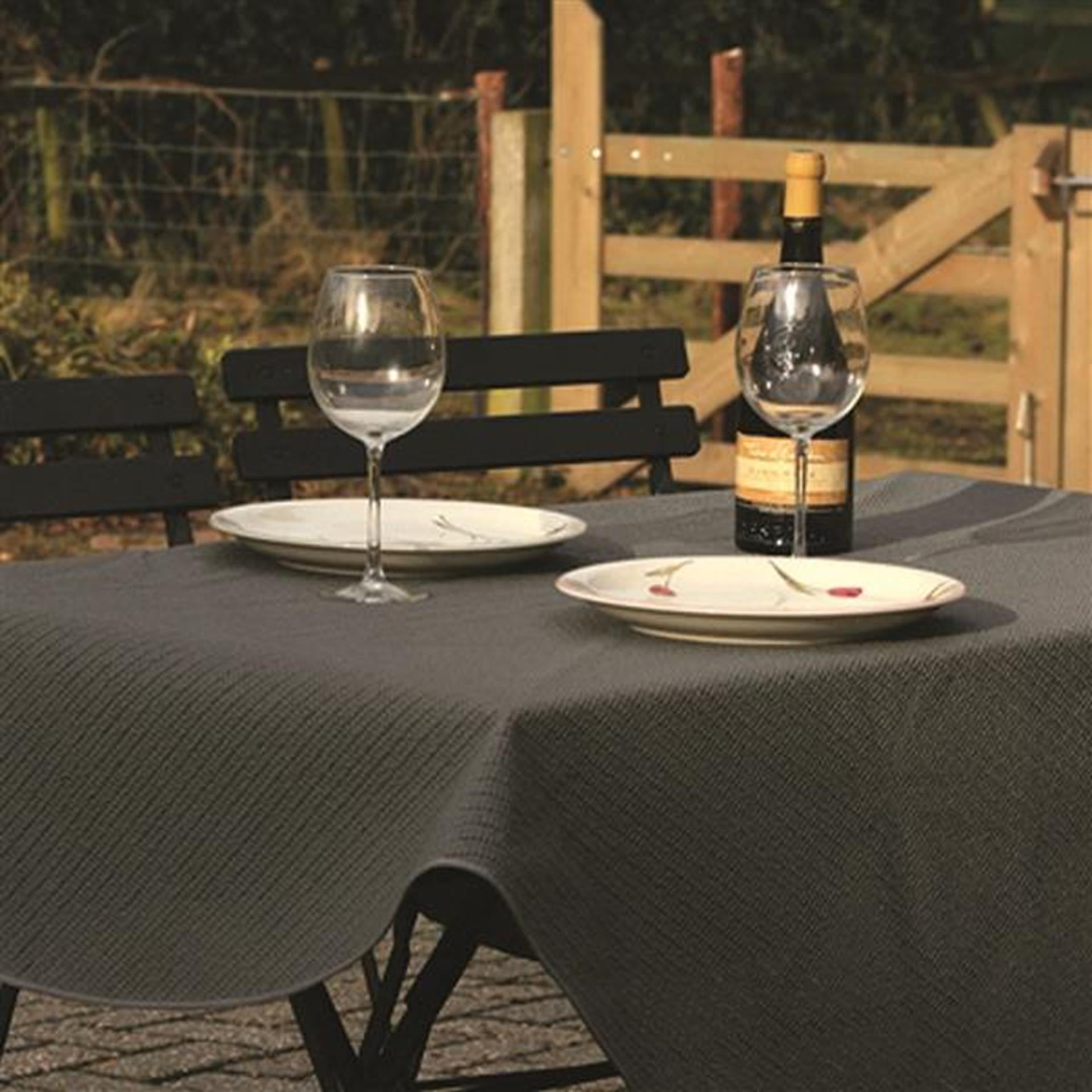 Wicotex Tischdecke Margherita 130x160cm rh grau