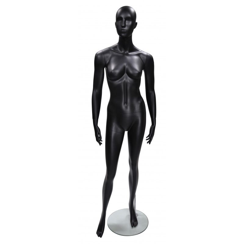 Abstrakte Schaufensterpuppe Dame schwarz