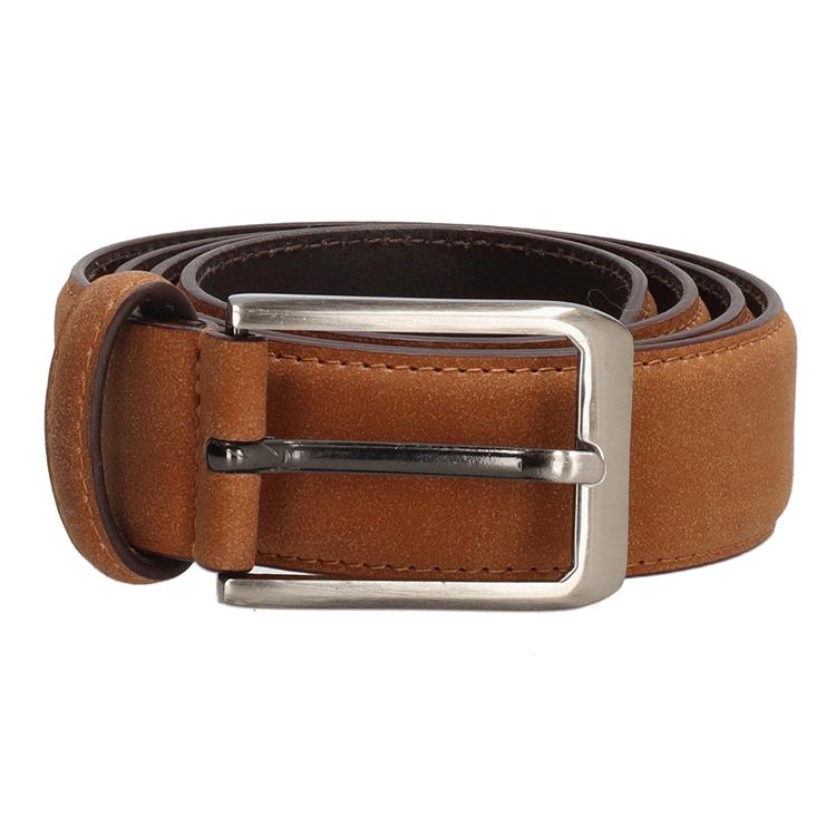 Dummy 1070355 - Doppel-D-Gürtel Größe 105 cognacfarbenes Leder | 4 Stück