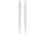 Decoris Weihnachtsanhänger Eiszapfen Glitzer 14cm 2 Stk. - afbeelding 1