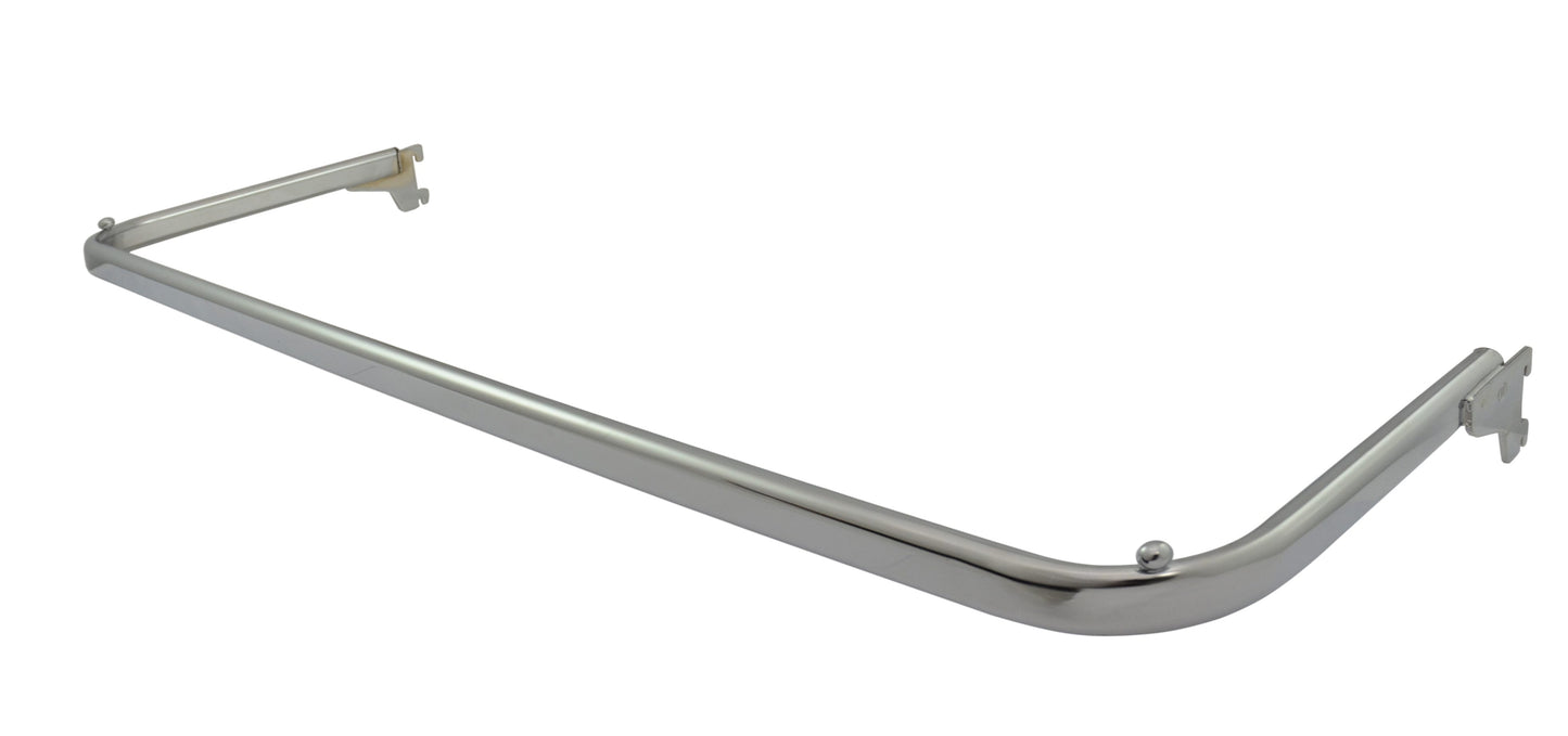 Regalmaterial Fertigkonsole gerade L100 D25 Chrom