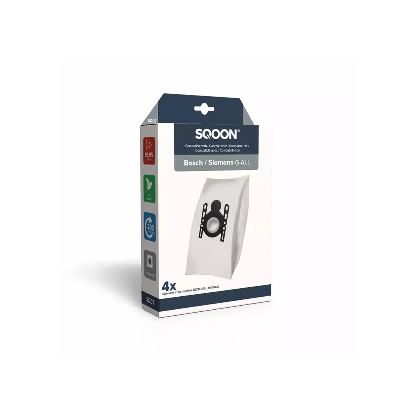 Sqoon Staubsaugerbeutel Bosch Siemens G-All