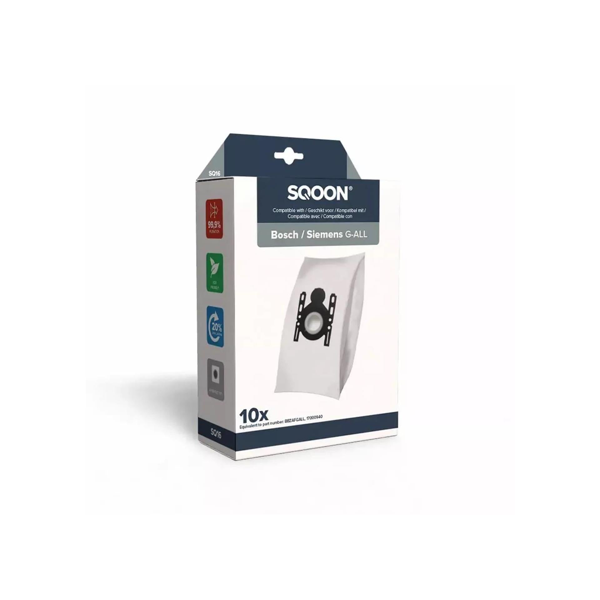 Sqoon Staubsaugerbeutel Bosch Siemens G-alle 10 Stk