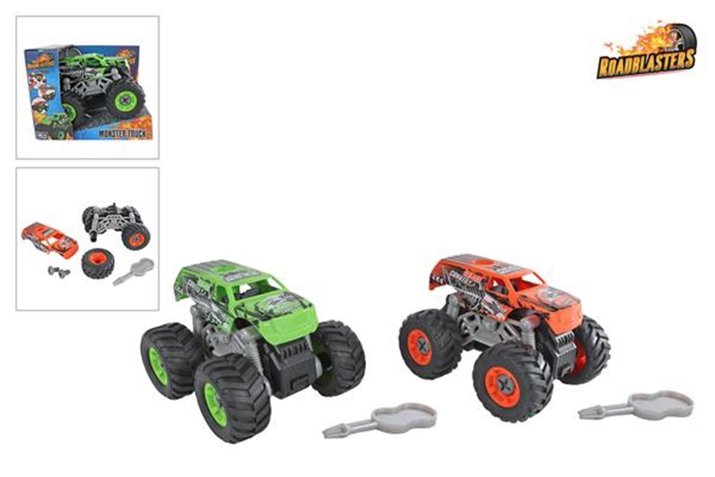 Roadblasters Riesenrad-Truck mit Schraubfunktion 12 cm