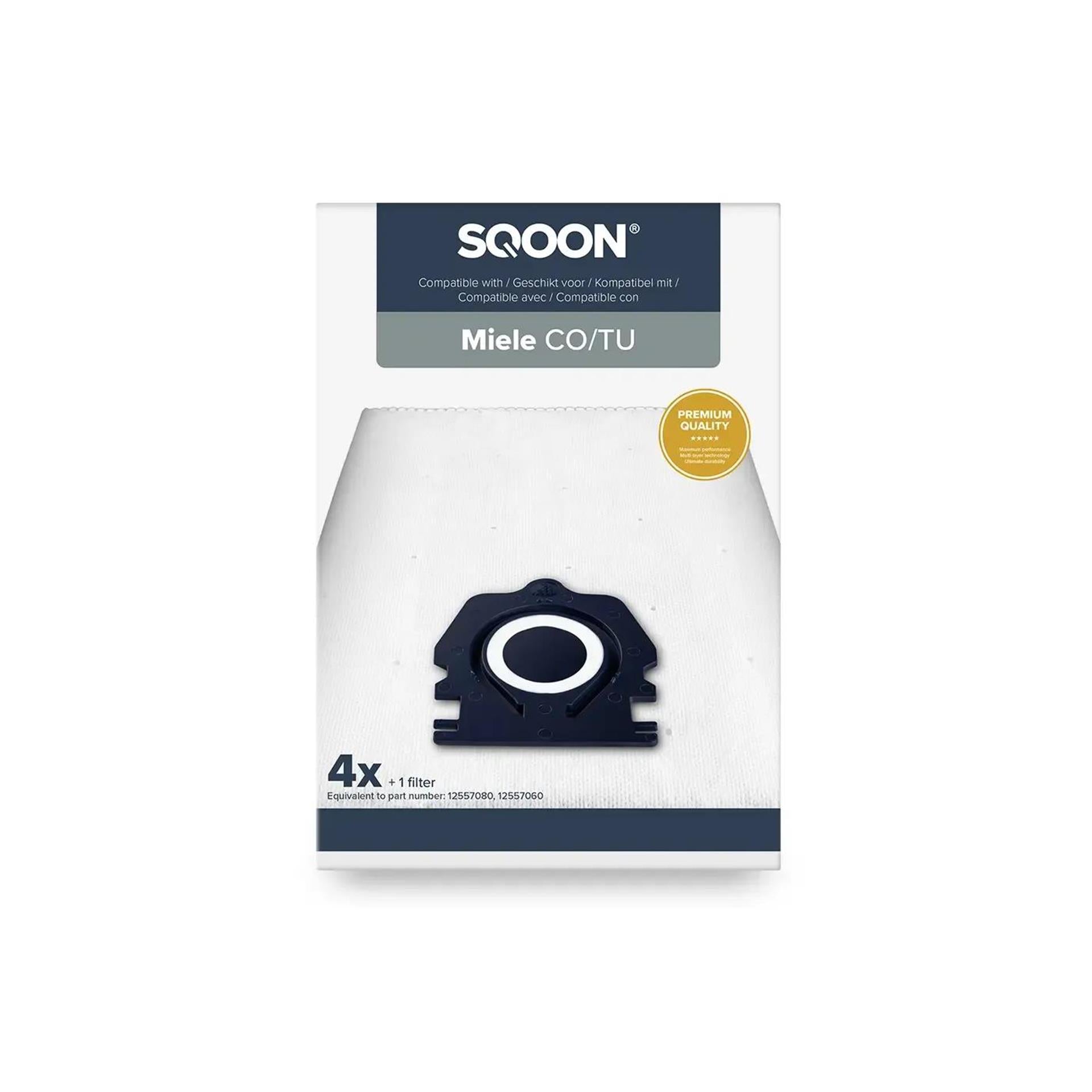Sqoon Staubsaugerbeutel Miele Co Tu 4St