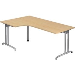 Bach Eckschreibtisch Hammerer VBS82 3 Melamin 200x120cm Ahorn