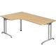 Bach Eckschreibtisch Hammerer VBS82 3 Melamin 200x120cm Ahorn